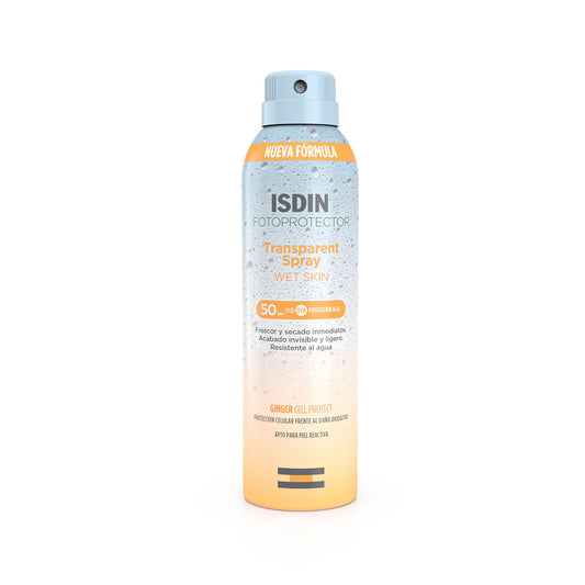 Fotoprotector Corportal ISDIN Transparent Spray Wet Skin SPF 50